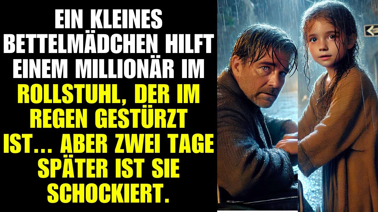 Ein Bettelmädchen rettet einen Millionär im Rollstuhl – doch die Wahrheit über ihn schockiert sie...