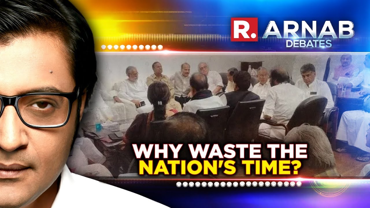 'Why Waste The Nation's Time?': Arnab On Opposition's No Confidence Motion