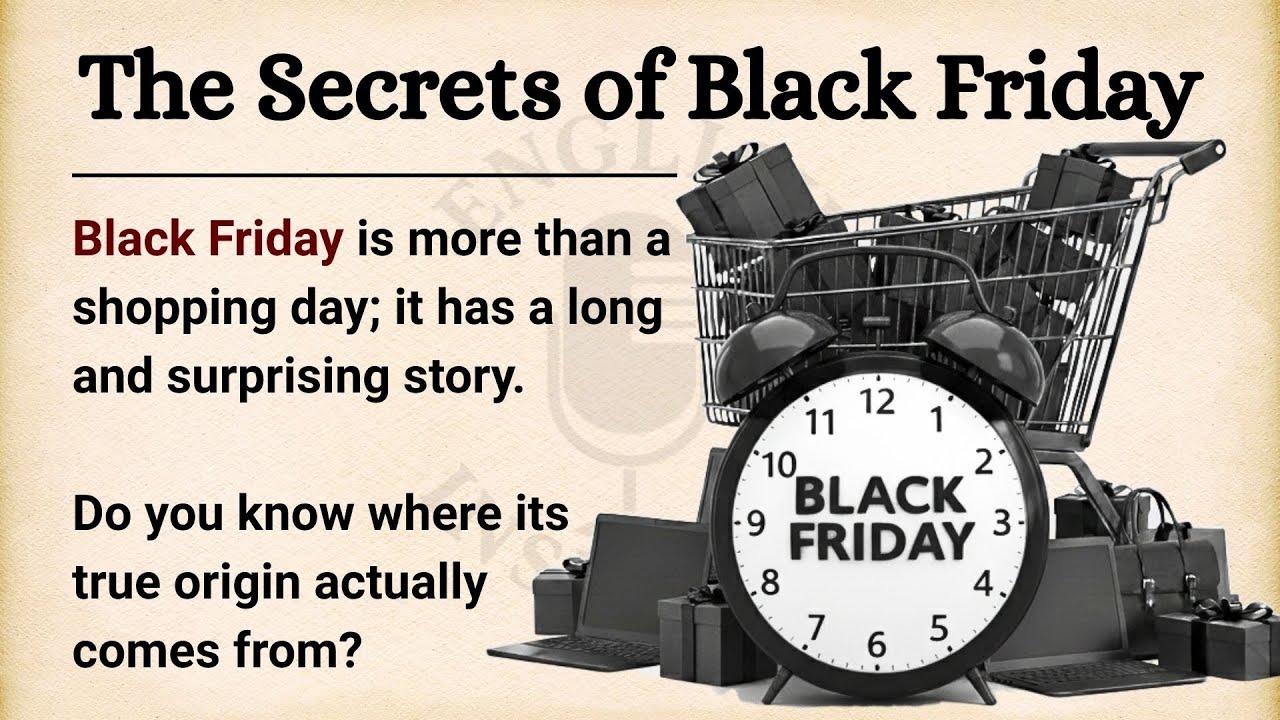 Black Friday SECRETS Exposed || Learn English Through Story Level 2 || Graded Reader