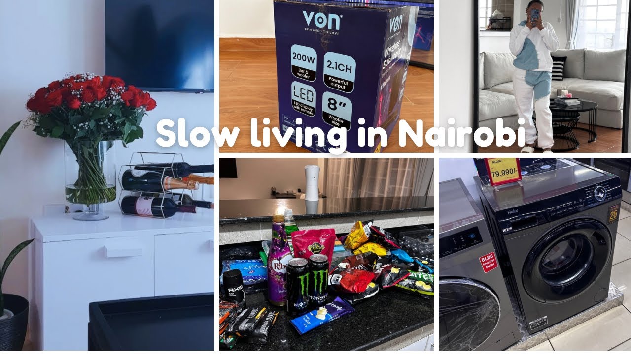 Weekly vlog:Nairobi slow living |apartment updates |grocery haul|unboxing|new purchase cooking &more
