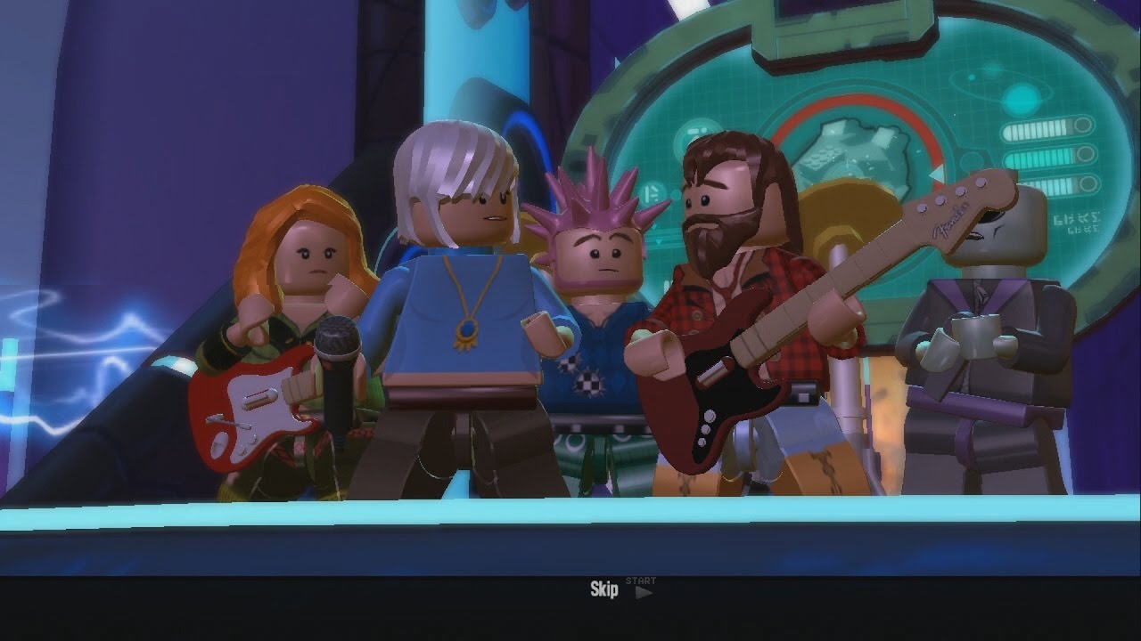 LEGO Rock Band - The Primitives - Crash (LEGO Avatars version)