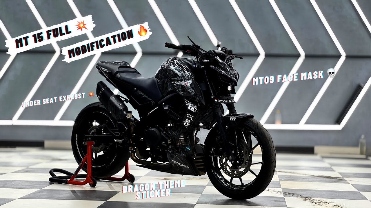MT15 FULL MODIFICATION 💥|| ONE AND ONLY IN INDIA || RC RIDER HZB