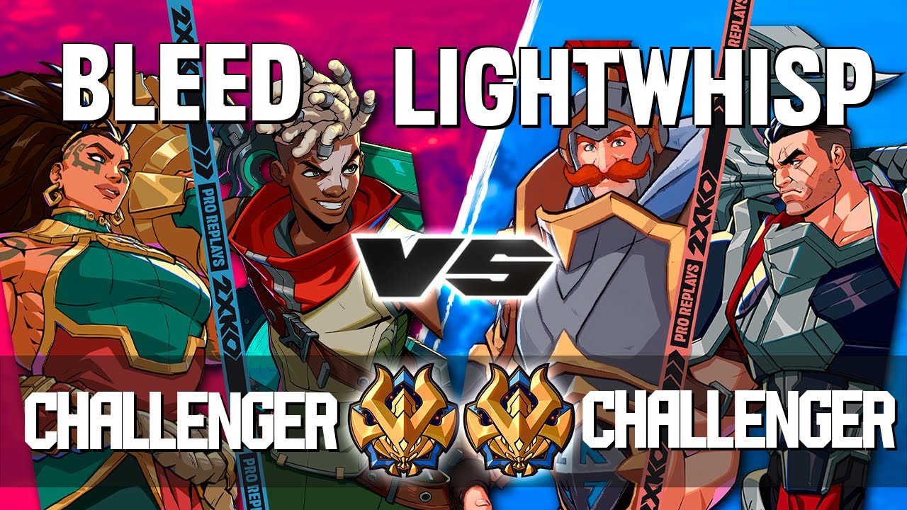 2XKO ▰ BLEED (Ekko-Illaoi) vs LIGHTWHISP (Braum-Darius) ▰ 2XKO Pro level replays