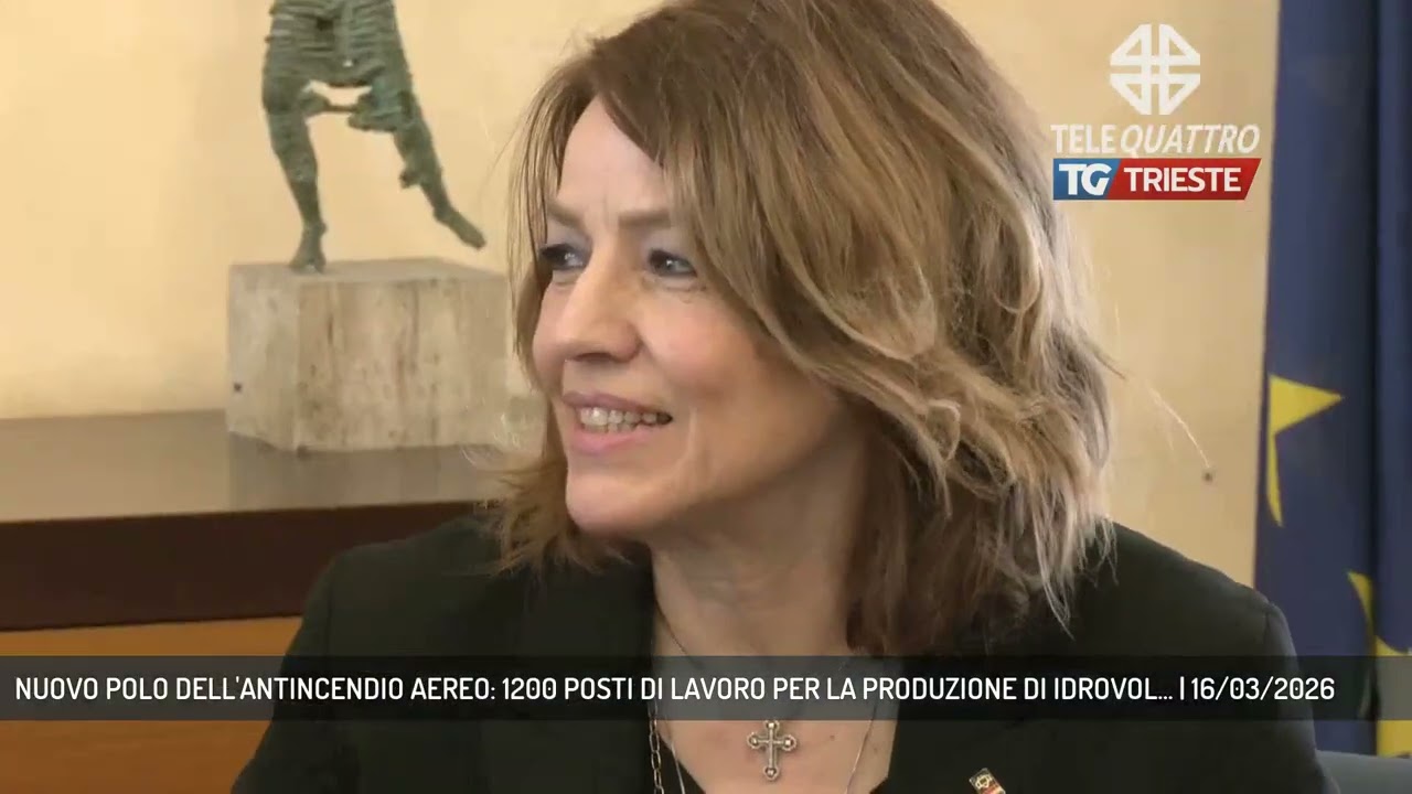 NUOVO POLO DELL'ANTINCENDIO AEREO: 1200 POSTI DI LAVORO PER LA PRODUZIONE DI IDROVOL... | 16/03/2026