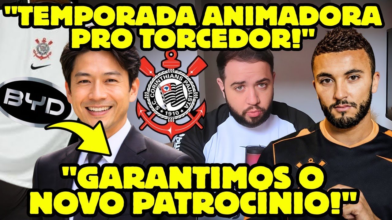 ⚡🔥CORINTHIANS FECHA COM NOVA PATROCINADORA! NOVOS REFORÇOS CHEGARAM! O ELENCO INTROZOU!