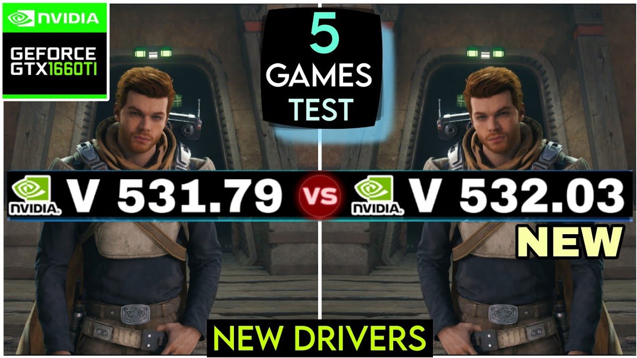 Nvidia Drivers (531.79 vs 532.03) | Nvidia 532.03 New Update | 5 Games Test | GTX 1660 Ti