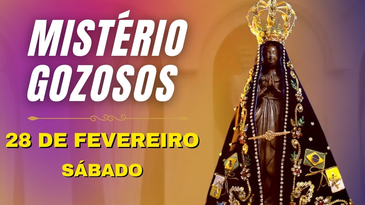 TERÇO DE APARECIDA COM PE. ANTONIO MARIA - 28 DE FEVEREIRO DE 2026 | MISTÉRIOS GOZOSOS