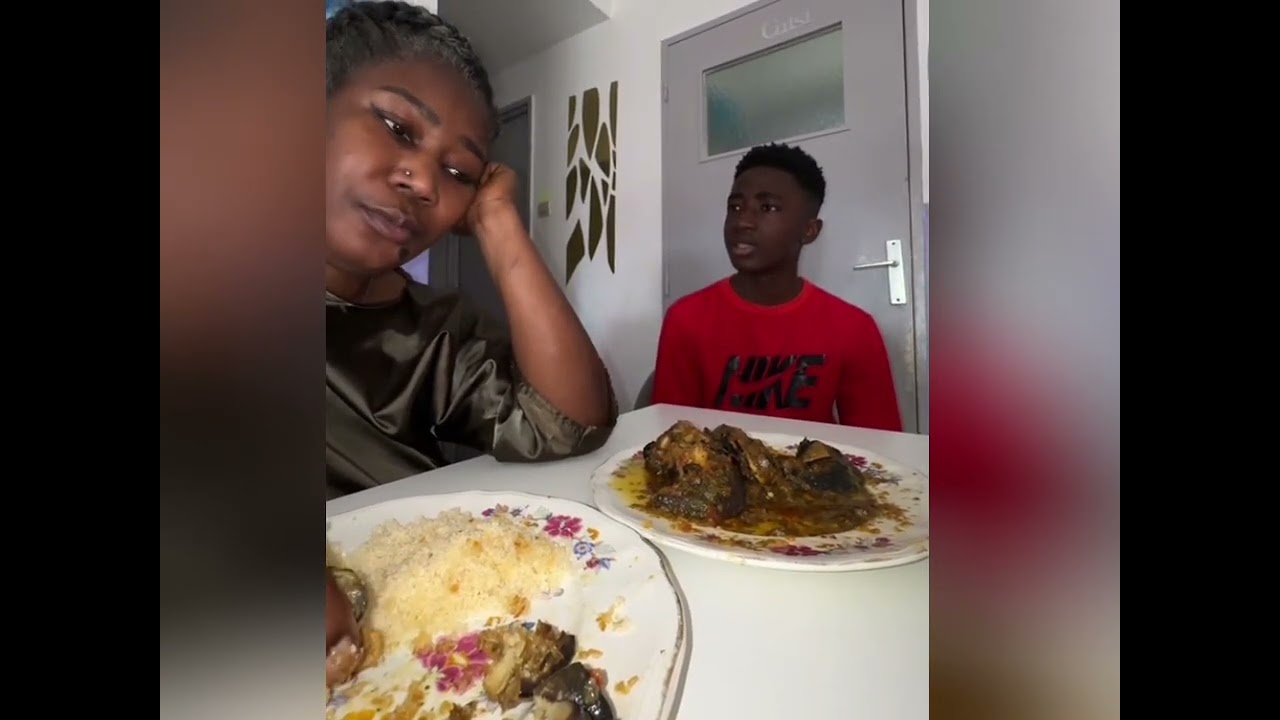 🇨🇮🇫🇷 FAMILLE BOCOUM : KRIOUA ET LA NOURRITURE 🤣🤣😁 #cotedivoire #humour #france #abonnetoi #viral 