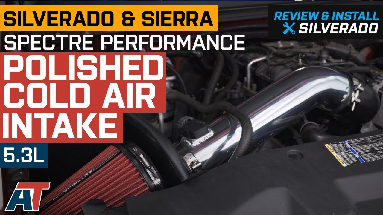2009-2013 Silverado & Sierra 1500 Spectre Performance Cold Air Intake; Polished Review & Install