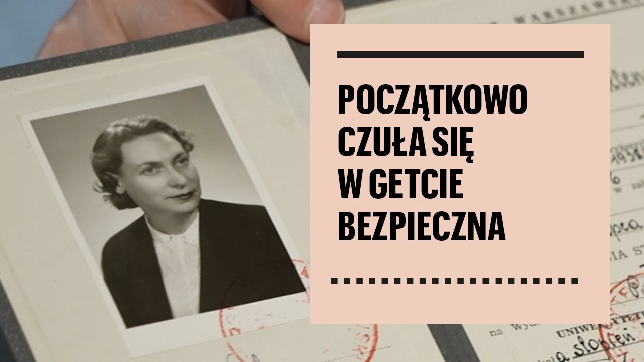 Początkowo czuła się w getcie bezpieczna | Katarzyna Warman o swojej matce
