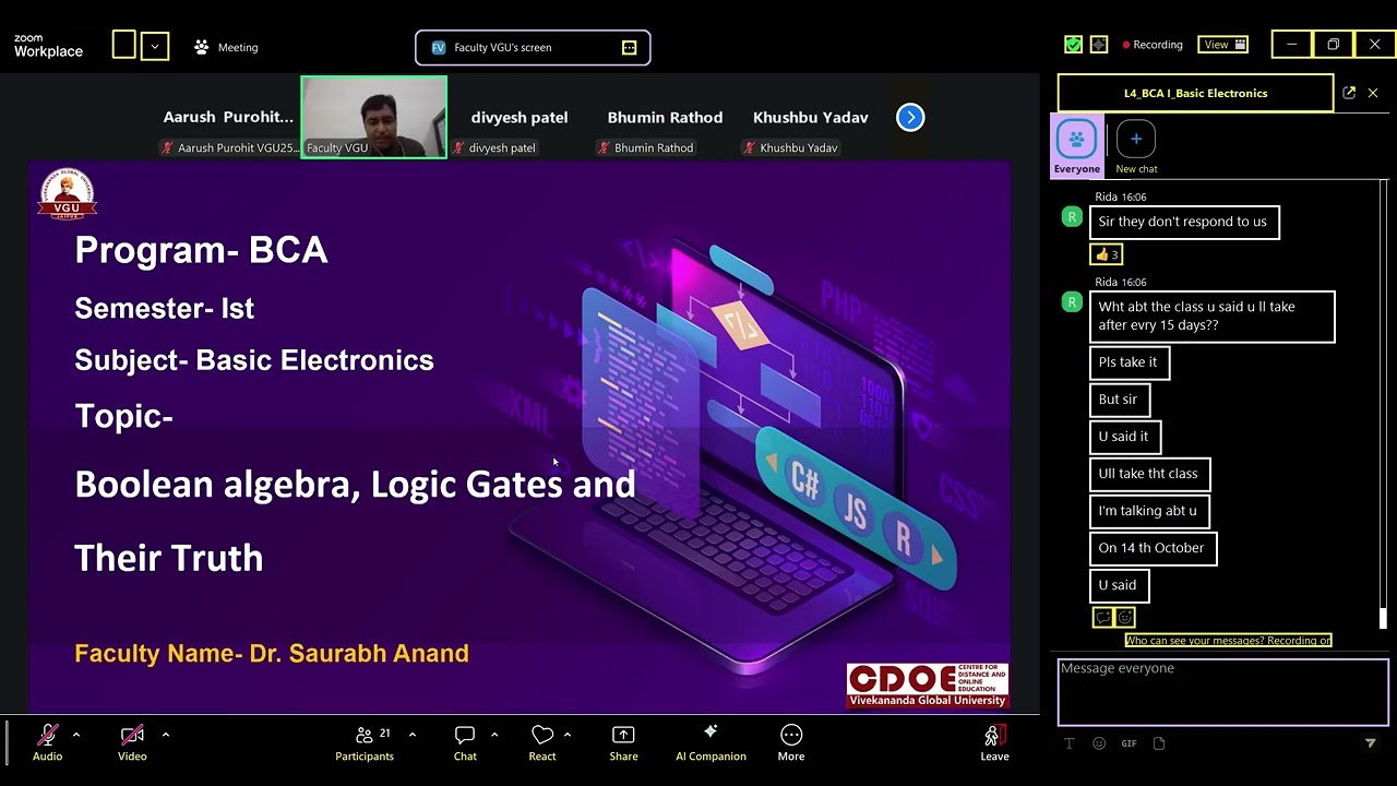 L10_BCA I_Basic Electronics, 9.1.2026