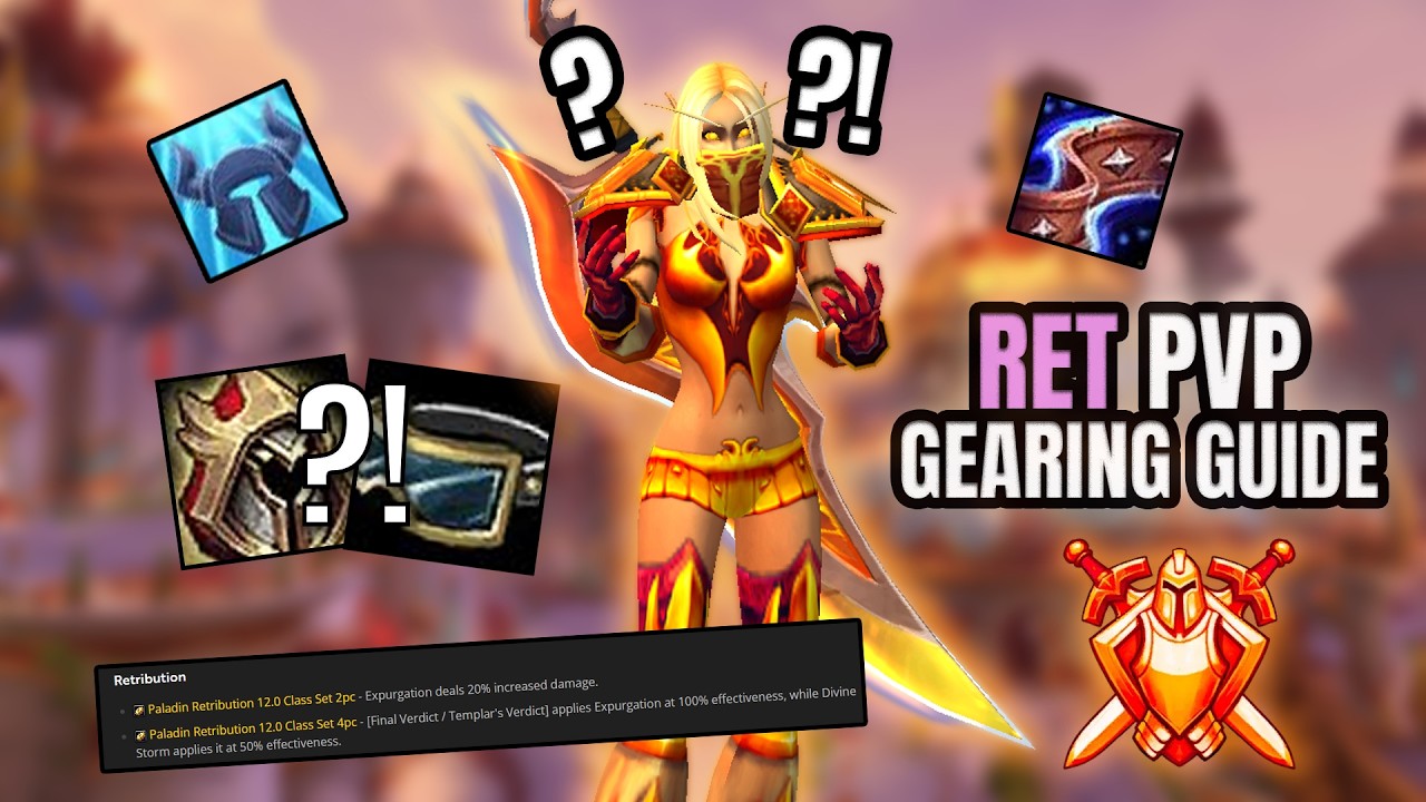 Midnight Ret PvP GEARING GUIDE! How To Get BIS Geared Ret Ready For PvP