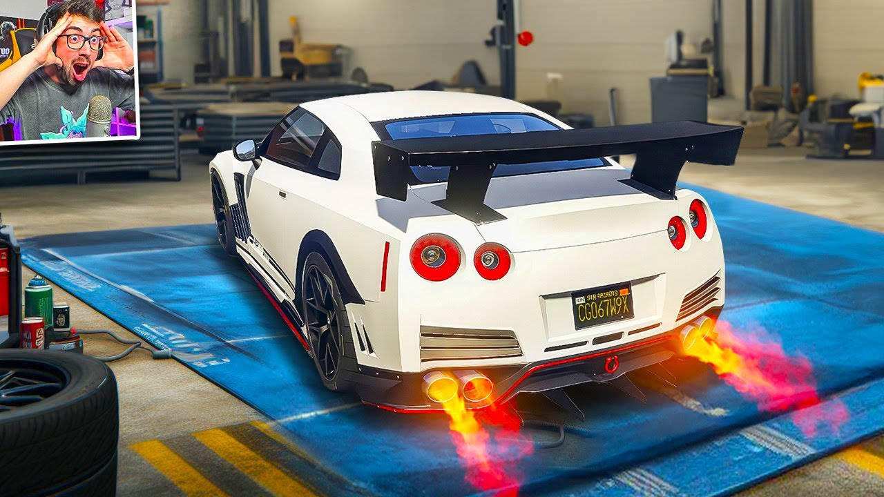 TUNEO AL MÁXIMO MI NISSAN GTR en GTA 5 ROLEPLAY DRIFT 😍