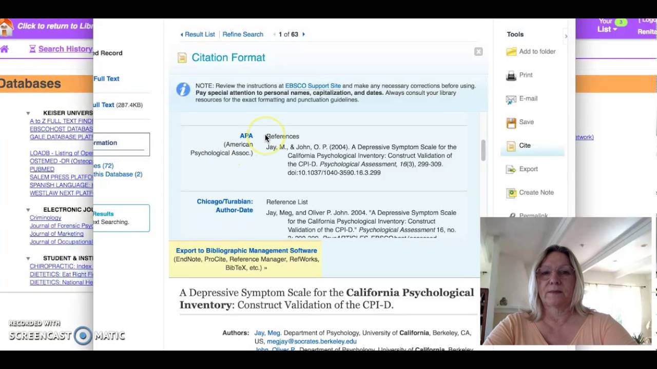 How to Navigate the Keiser University Online library