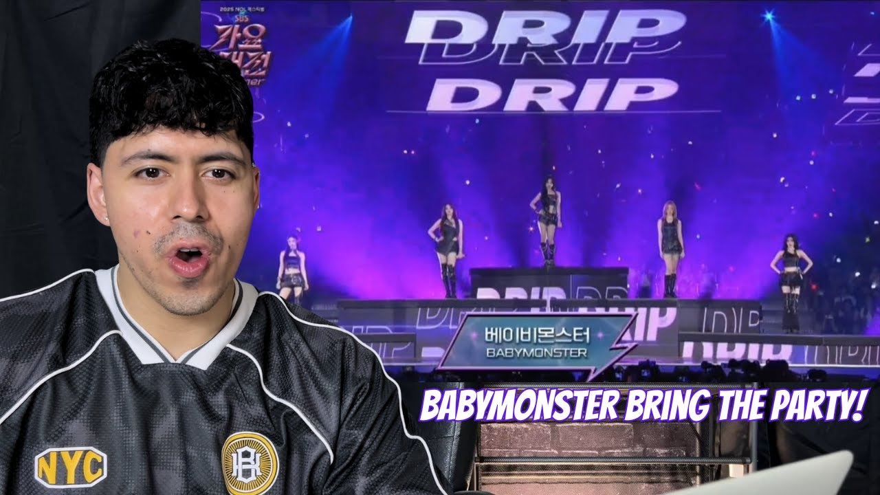BABYMONSTER [ FIRST REACTION ] SBS Gayo Daejeon 2025 Drip + Hot Sauce + Sheesh