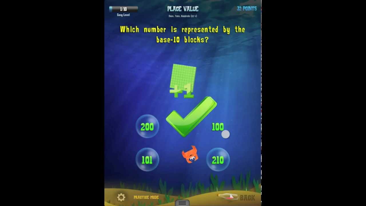 Ones Tens and Hundreds - Place Value : 3rd Grade Splash Math
