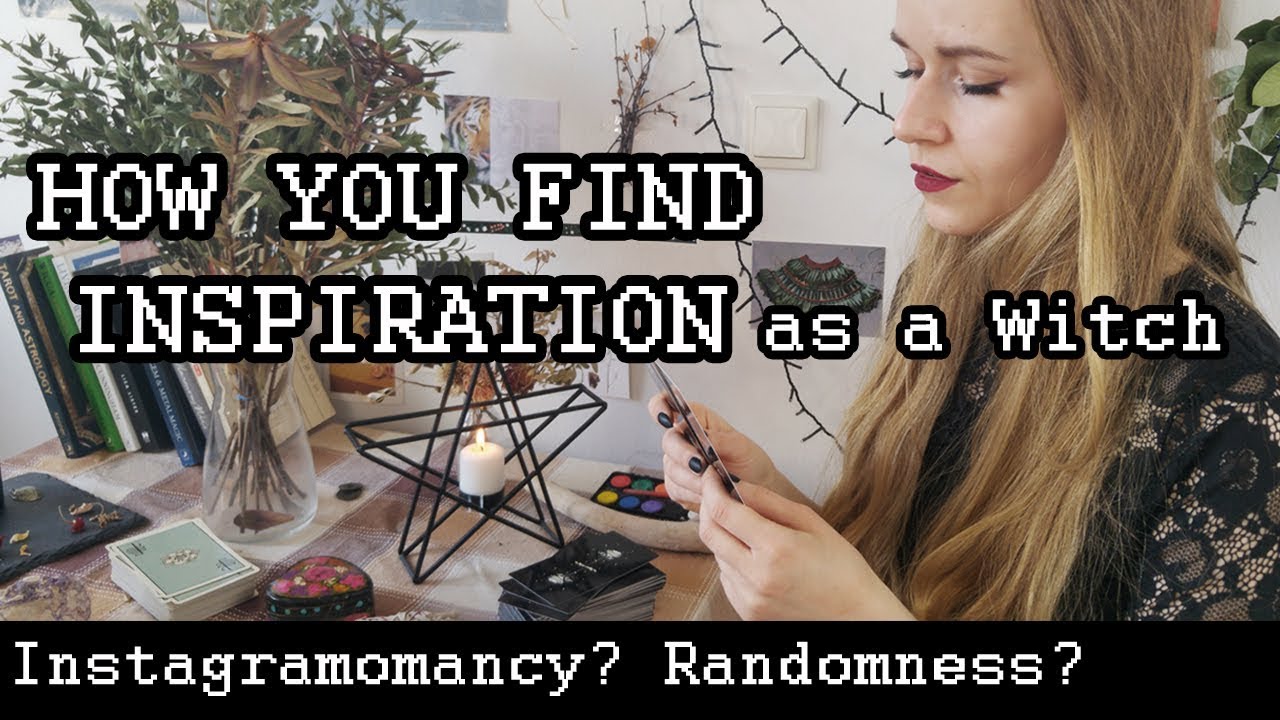 Finding Inspiration as a SOLITARY WITCH | Randomness, Witchcraft Ideas & the Universe [CC]
