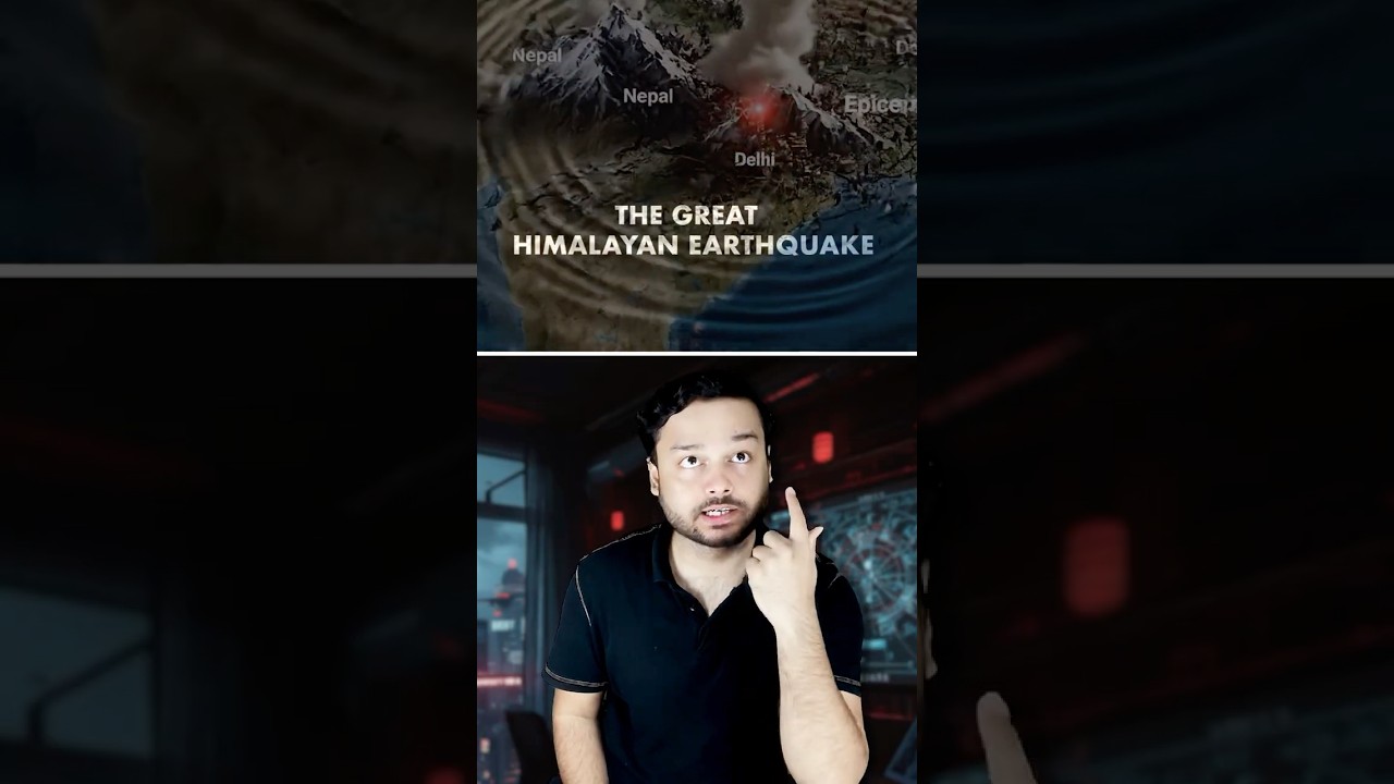 Himalaya Mountain COLLAPSE! Huge Risk For India - Great Himalayan Earthquake #shorts