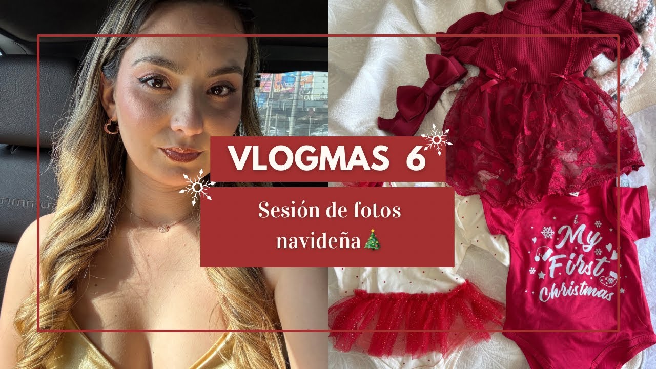 Vlogmas 6 🎄sesión de fotos navideña