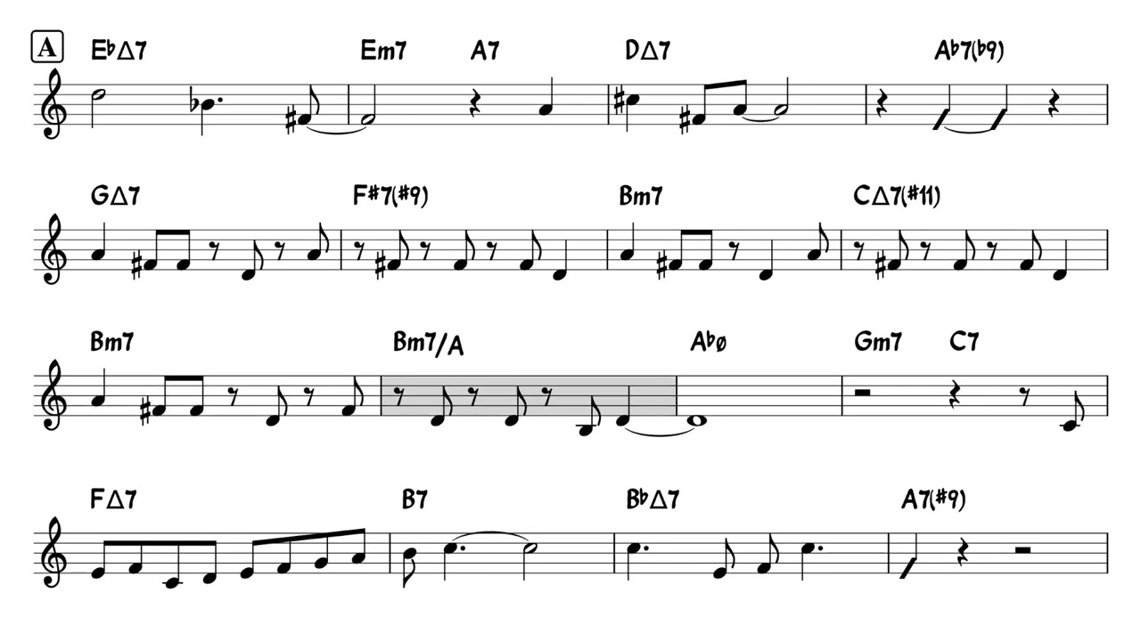Bolivia | Cedar Walton - Backing track / Play-along with Lead Sheet