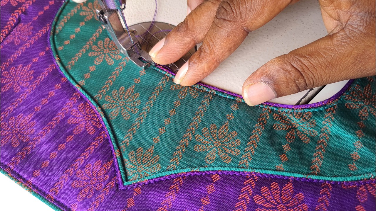 design no 1223. Can Beginners Make a Patchwork Blouse? Watch This!