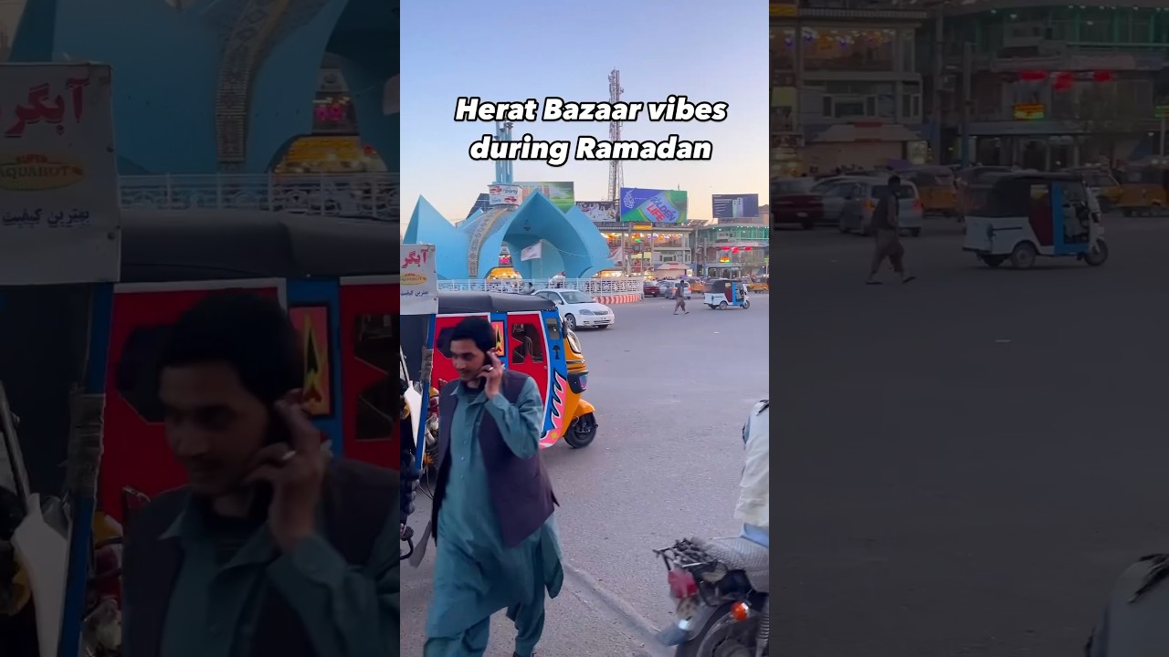Evening vibes in Herat Afghanistan during Ramadan #travelvideo #afghanistan #shortsviral #shortsfeed