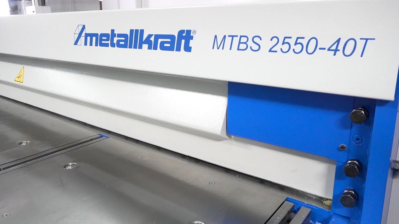 Cisaille à tôle motorisée METALLKRAFT - MTBS 2550 40T