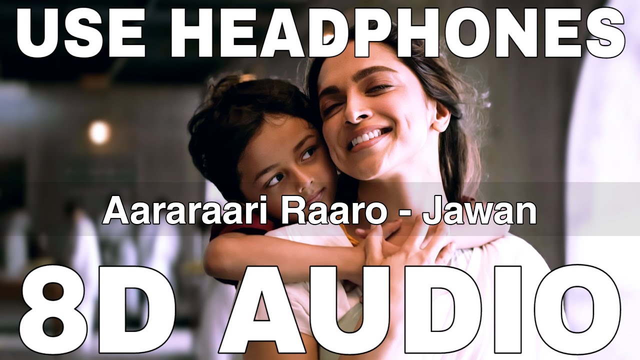 Aararaari Raaro (8D Audio) || Jawan || Deepthi Suresh || Irshad Kamil || Shah Rukh Khan, Nayanthara
