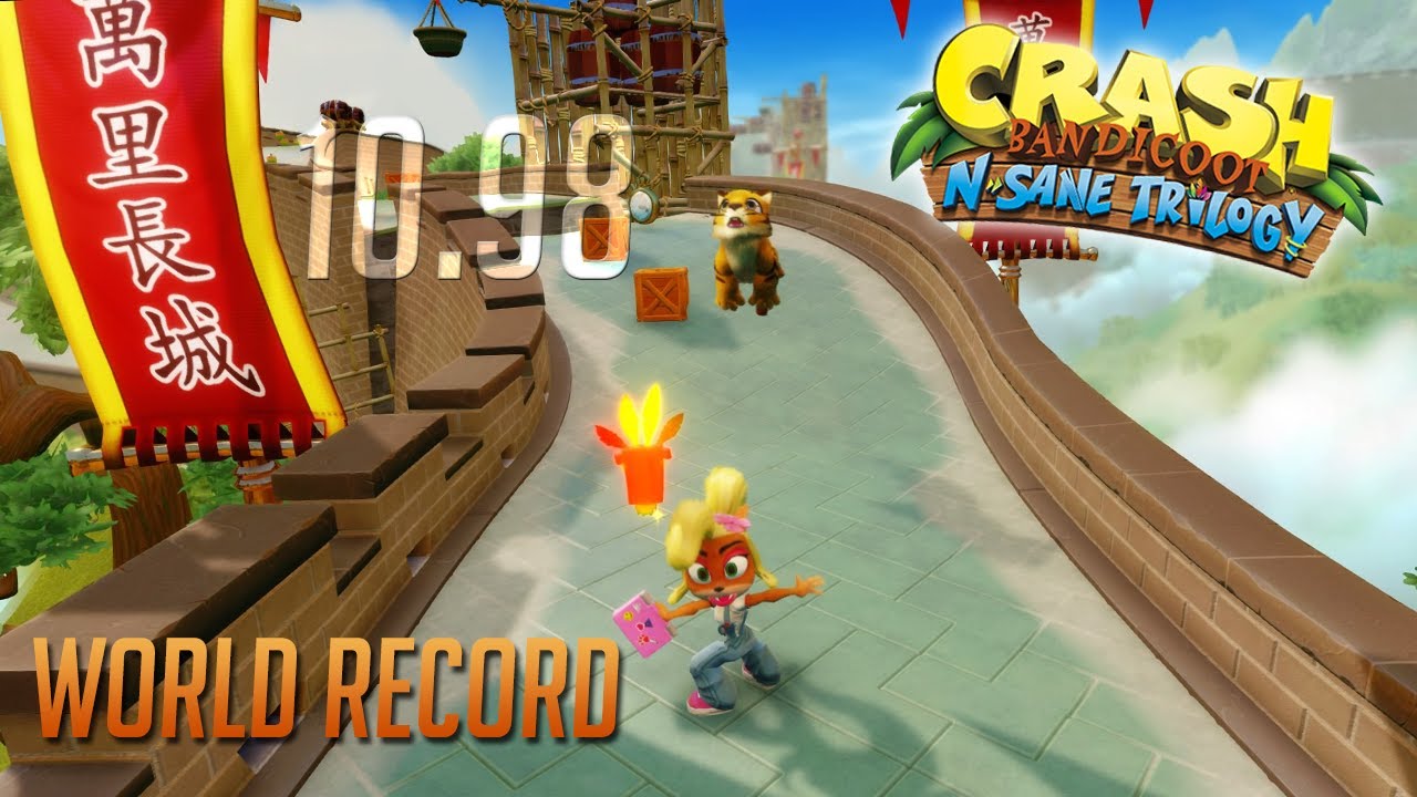 [BEAT] Crash B.: N.Sane Trilogy - Orient Express World Record!! (00:10.98)