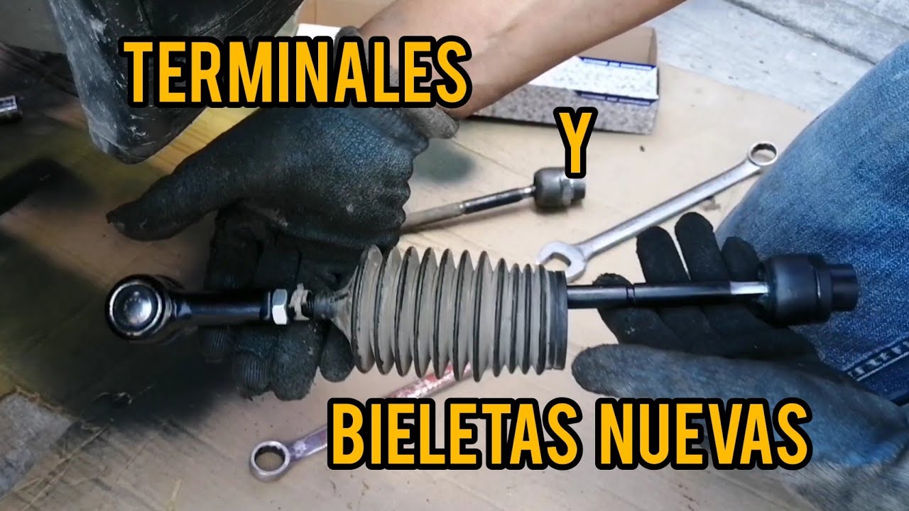 CHEVY /CORSA Como cambiar bieletas y terminales de dirección