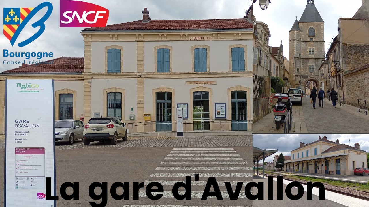 Bourgogne : Temps de visiter une gare : Avallon