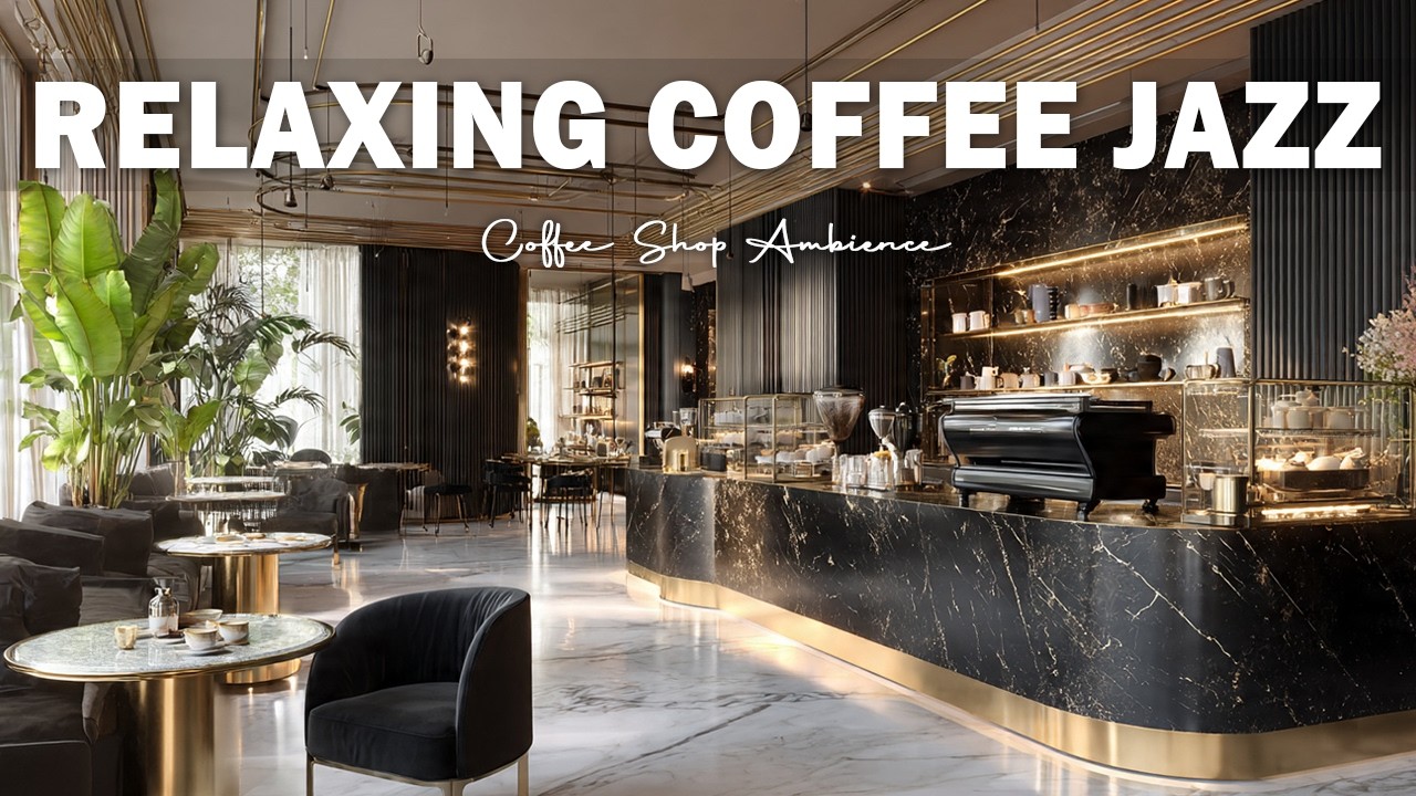 Relaxing  Coffee Jazz ☕ Cozy Coffee Ambience for Relax, Focus & Calm Moments