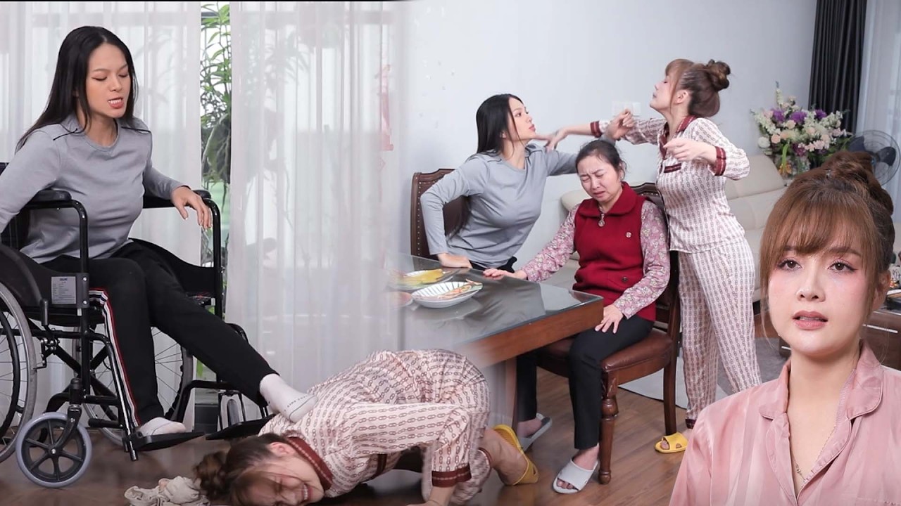 Chị Chồng Giả Què Ngồi Xe Lăn Để “Bón Hành” Em Dâu – Ai Ngờ Gặp Cao Thủ Và Cái Kết Đắng 🤣