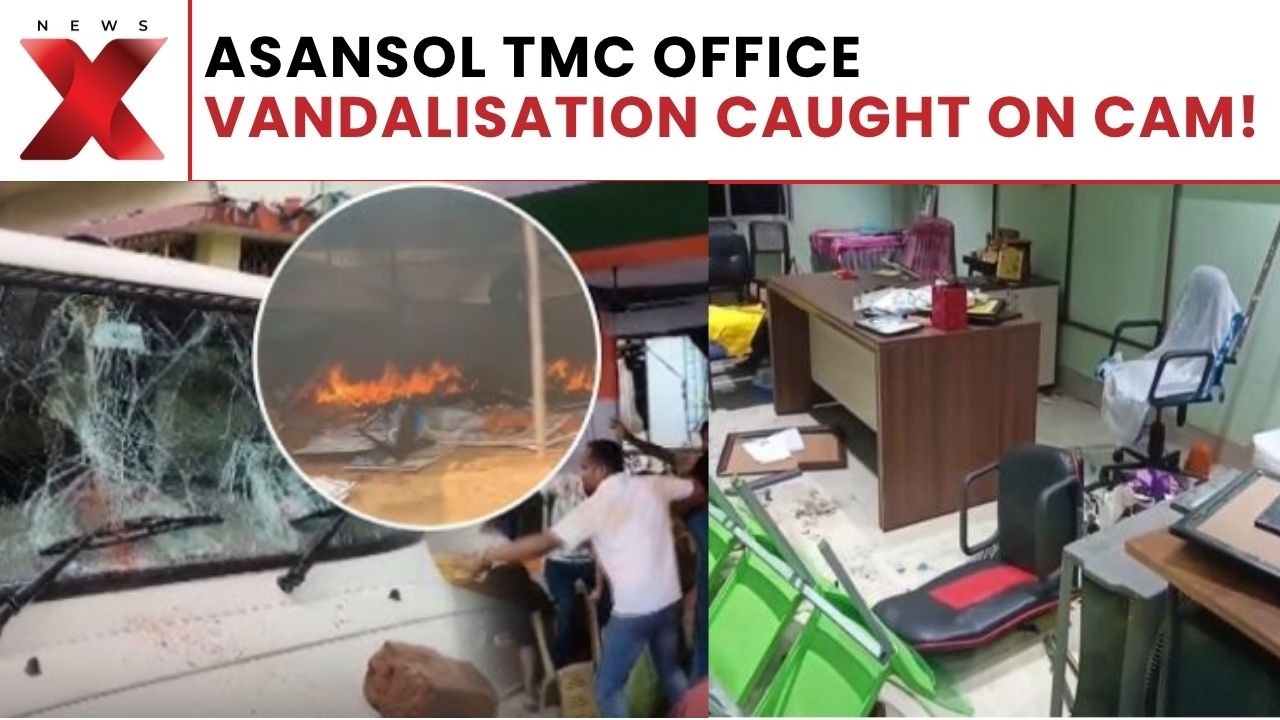 TMC Fumes Strogly! Office Allegedly Vandalised in Asansol&rsquo;s Godhuli Area After Election Loss | NewsX