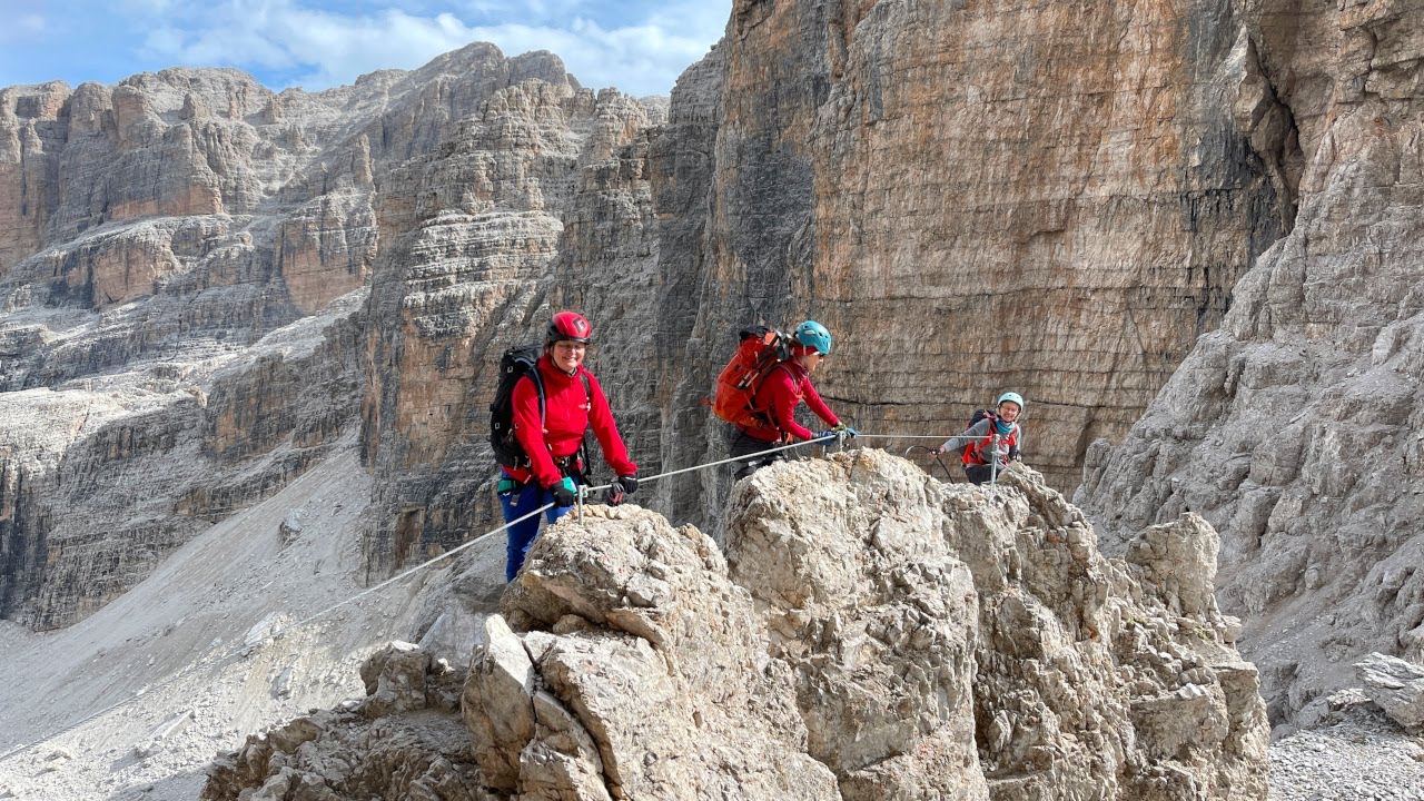 Najpiękniejsza ferrata Via Bocchette Centrali | Dolomity Brenta