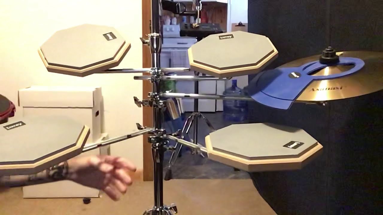Luvay practice pad drum set