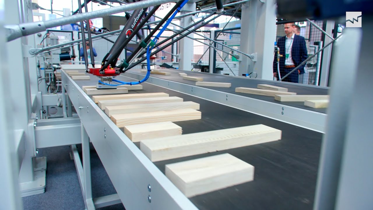 SOLID JOINT HS 2000 mit Delta Roboter | Keilzinkenanlage für höchste Ressourceneffizienz - LIGNA 25