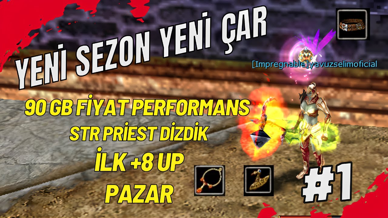 YENİ SEZON 90 GB ÇAR - FİYAT PERFORMANS BP PRİEST ! | KNİGHT ONLİNE | B1 #knightonline #knightfarm