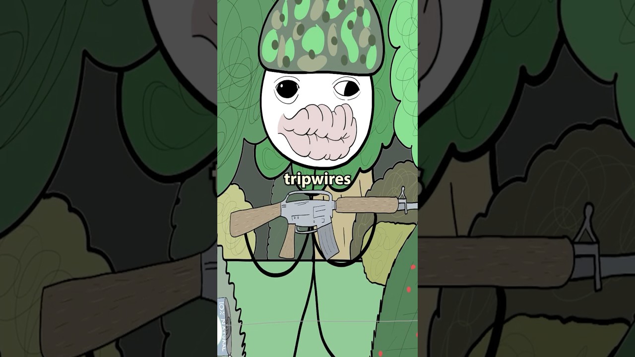 The Trip Wire 〰 🏹 💣  #animation #interesting #vietnam