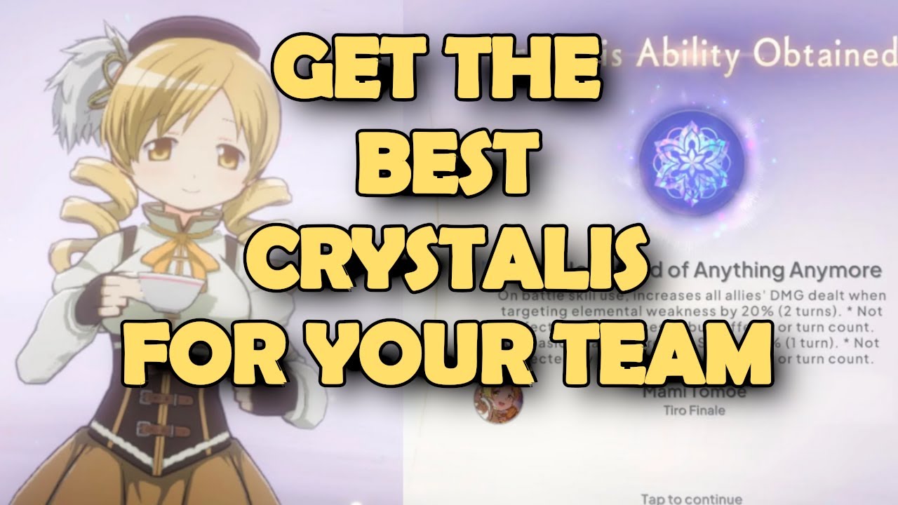 Getting the most out of your CRYSTALIS! Exedra Crystalis Guide