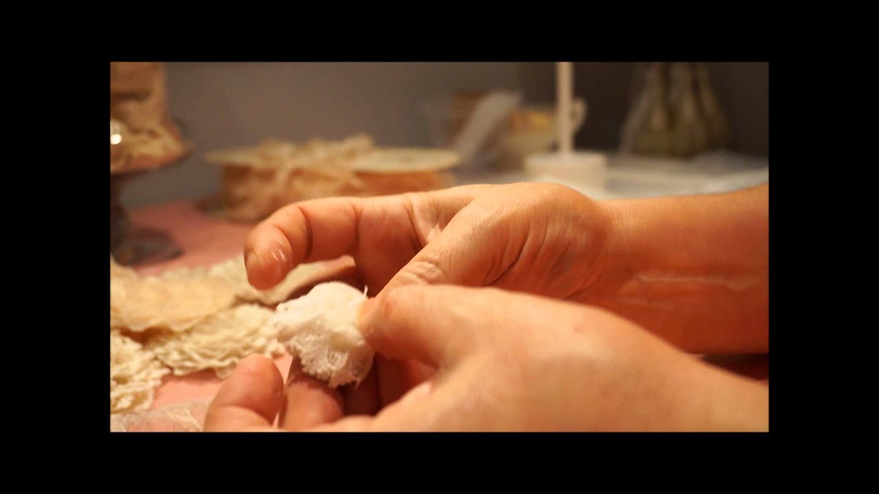 Lace Trim Accidental Flower Tutorial