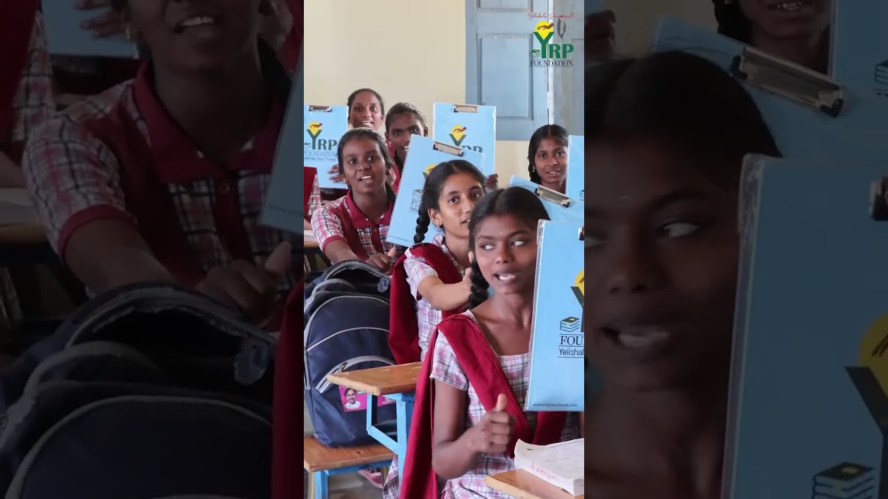 YRP Foundation Pads Distribution drive in Nalgonda and Hyderabad for 10th Class Students Board exam