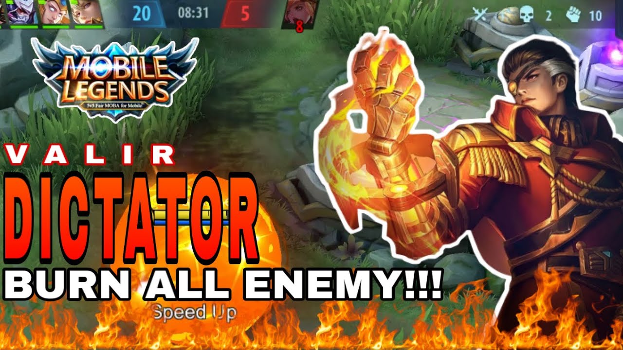 New Starlight Skin VALIR DICTATOR. Kita bakar semua musuh sampe hangus. Happy New Year 2020