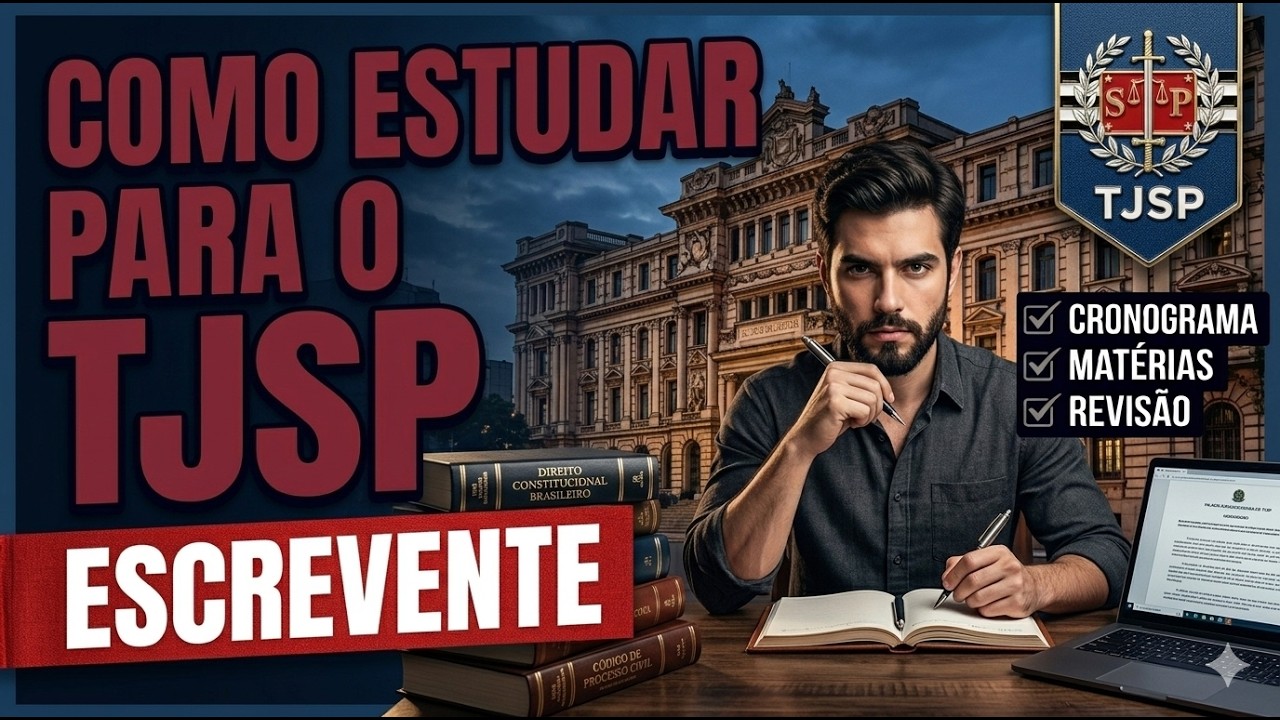 Como iniciar os estudos para Escrevente TJSP