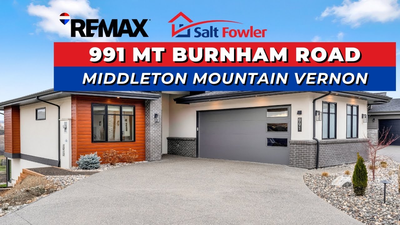 Modern Vernon Home with Valley Views | 991 Mt Burnham Road