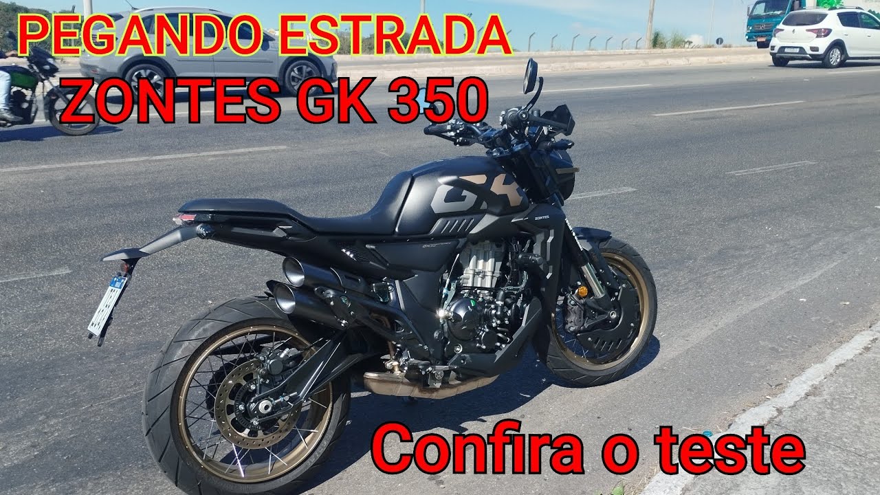Colocando a ZONTES GK 350 na estrada , será que surpreendeu? Confira o teste #zontes #zontesgk350