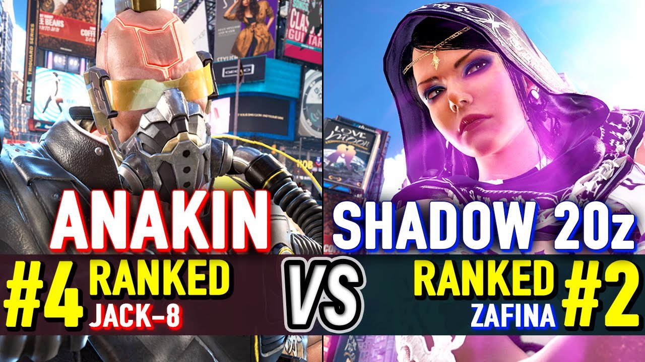T8 🔥 ANAKIN (#4 Ranked Jack-8) vs SHADOW 20Z (#2 Ranked Zafina) 🔥 Tekken 8 High Level Gameplay