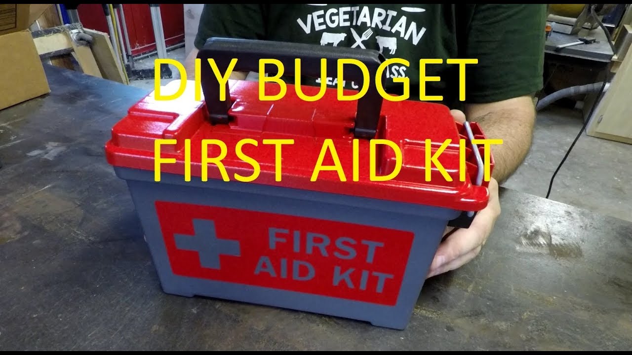 DIY Budget first aid kit