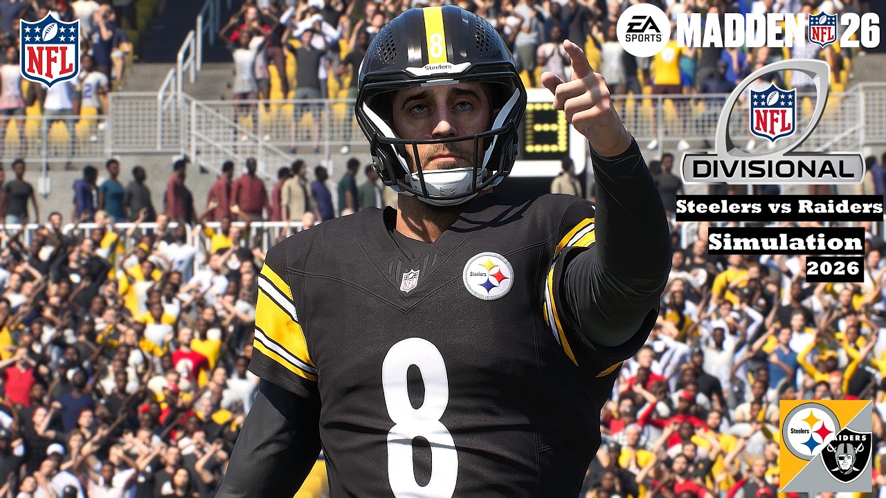Madden 26: &laquo;Стилерз&raquo; против &laquo;Рэйдерс&raquo; &mdash; Дивизионный раунд плей-офф (обновленные составы Madden 27...