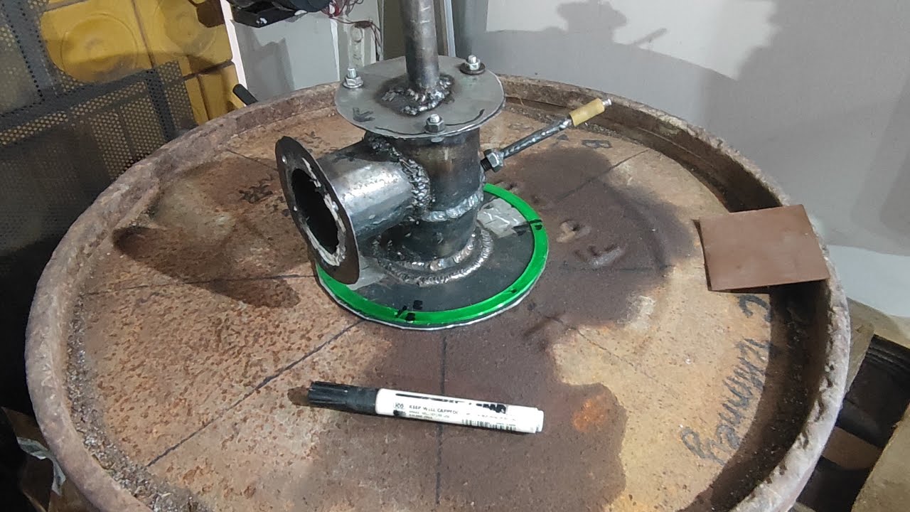 Assembling the Burner house